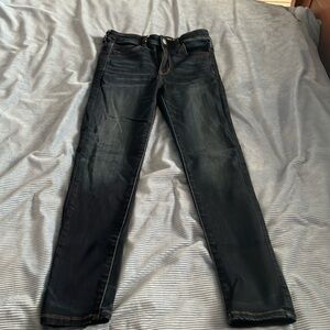 Woman’s sz 8 hi-rise dark jeggings American eagle